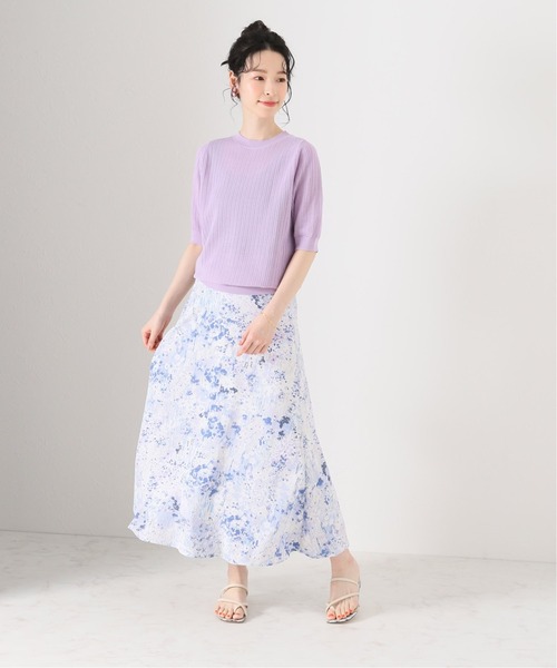 La TOTALITE(ラトータリテ)の「透かし柄プルオーバー【手洗い可能】◆(ニット/セーター・レディース・ブラック/ベージュ/ラベンダー・FREE)」の21枚目の写真
