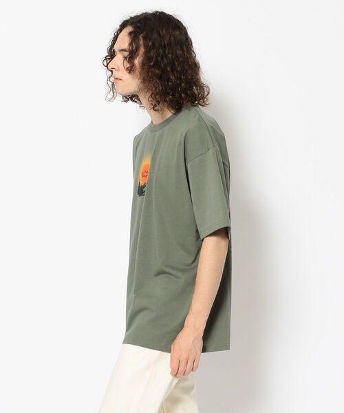 MANASTASH(マナスタッシュ)の「MANASTASH/マナスタッシュ RECYCLED TEE DAY BREAK リサイクルティーデイブレイク(Tシャツ/カットソー・メンズ・ホワイト/セージグリーン・X-LARGE/MEDIUM/LARGE)」の10枚目の写真