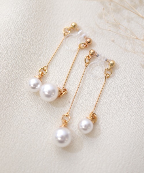 florist（フローリスト）の「【3種展開】揺れる樹脂クリップイヤリング（イヤリング・レディース・シルバー系その他2/ゴールド系その他3/ゴールド系その他2/シルバー系その他4/ゴールド系その他4/シルバー系その他3・FREE）」の7枚目の写真