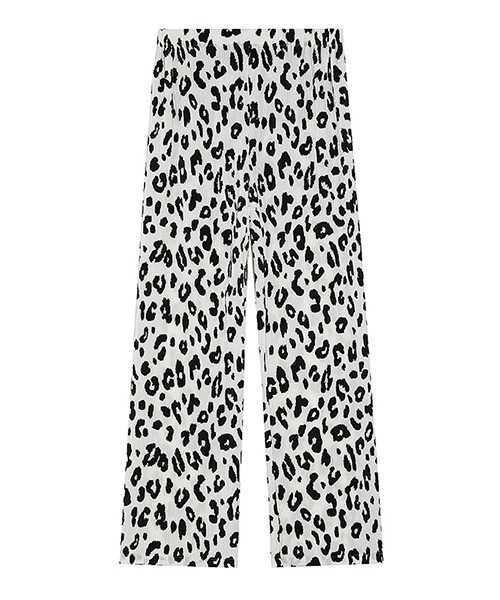 Fano Studios(ファノ ストゥディオズ)の「【Fano Studios】Leopard print pleats easy pants FX21K088(スラックス・レディース・ホワイト・M/S)」の10枚目の写真
