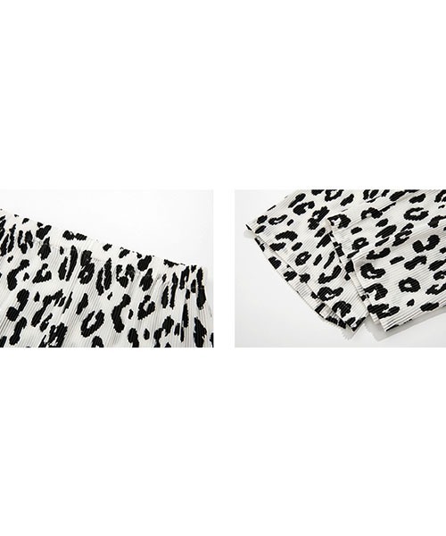 Fano Studios(ファノ ストゥディオズ)の「【Fano Studios】Leopard print pleats easy pants FX21K088(スラックス・レディース・ホワイト・M/S)」の12枚目の写真
