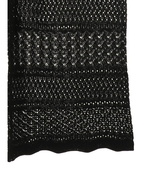 AMERICAN HOLIC(アメリカンホリック)の「透かしレース編みワイドパンツ(その他パンツ・レディース・ブラック/アイボリー・L/M)」の16枚目の写真