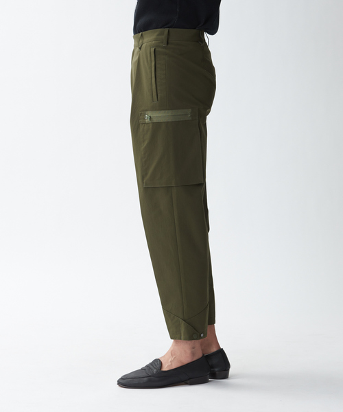 DESIGNWORKS（デザインワークス）の「4WAY ダブルクロス ストレッチ カーゴパンツ（カーゴパンツ・メンズ・カーキ・44/46/48/50）」の3枚目の写真