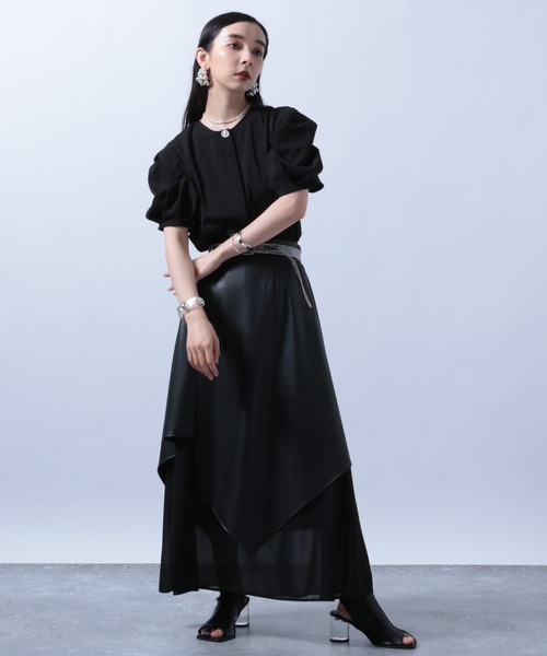 HARE（ハレ）の「ボリュームソデシャツ(HARE)（シャツ/ブラウス・レディース・ホワイト/ブラック・FREE）」の13枚目の写真