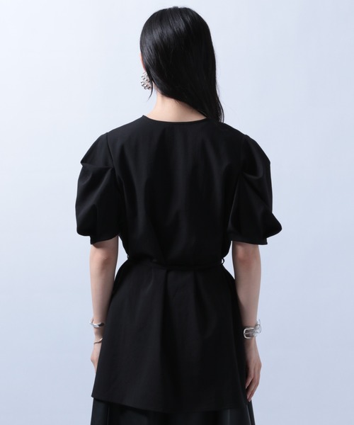 HARE（ハレ）の「ボリュームソデシャツ(HARE)（シャツ/ブラウス・レディース・ホワイト/ブラック・FREE）」の12枚目の写真