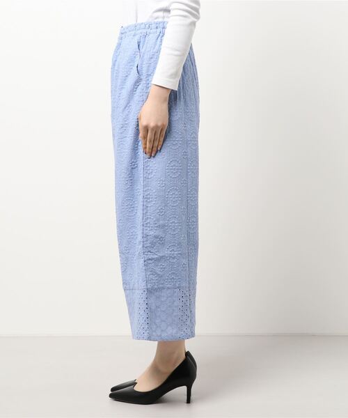 チャイハネ（チャイハネ）の「【チャイハネ】yul 総刺繍コットンワイドパンツ（その他パンツ・レディース・ホワイト/パープル/カーキ・FREE）」の6枚目の写真