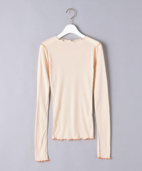 BASERANGE（ベースレンジ）の「＜BASERANGE（ベースレンジ）＞VIEN ロングスリーブ カットソー 21AW（Tシャツ/カットソー・レディース・ライトブルー/オフホワイト/オリーブ/ブラック・SMALL）」の2枚目の写真