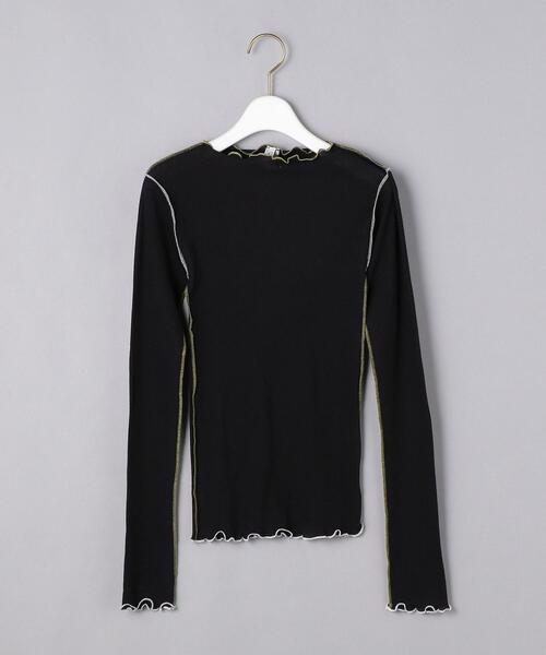 BASERANGE（ベースレンジ）の「＜BASERANGE（ベースレンジ）＞VIEN ロングスリーブ カットソー 21AW（Tシャツ/カットソー・レディース・ライトブルー/オフホワイト/オリーブ/ブラック・SMALL）」の15枚目の写真