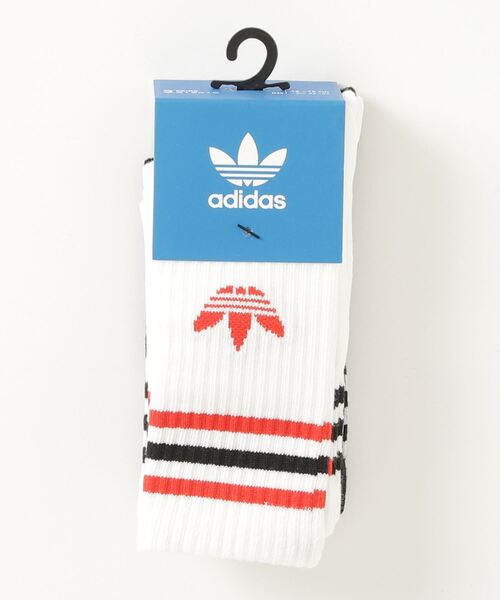 adidas（アディダス）の「クルーソックス 3足組 / アディダスオリジナルス adidas Originals（ソックス/靴下・キッズ・ホワイト×ブラック/ホワイト/ホワイト系その他/ブルー/イエロー系その他/ブラック/ホワイト×ブルー/ブラック系その他/オレンジ/レッド系その他/レッド/ブルー系その他/ホワイト系その他2・kids-XL/kids-S/kids-M/SMALL/kids-XXL/kids-L/kids-XS）」の20枚目の写真