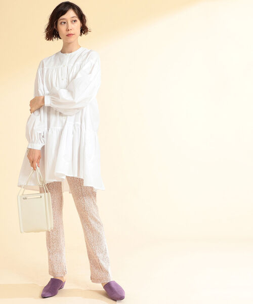 Ray BEAMS（レイビームス）の「Ray BEAMS / ティアード ギャザー ミニ ワンピース（ワンピース・レディース・ホワイト/ブラック/ミント・ONE SIZE）」の19枚目の写真