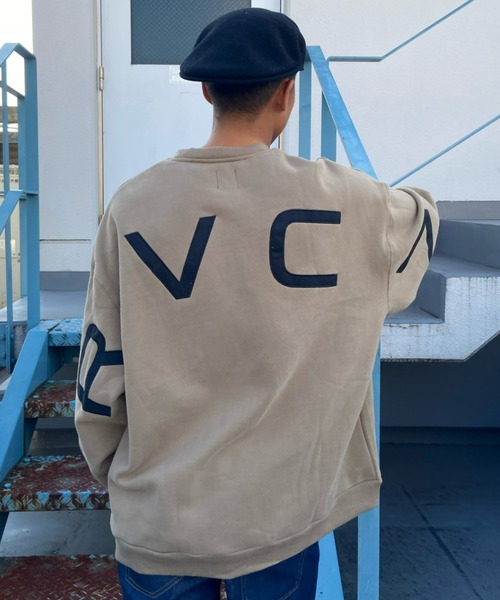 RVCA(ルーカ)の「RVCA/ルーカ ビッグシルエット バックプリントスウェット BB042-038(スウェット・メンズ・ブラック/ベージュ/グリーン・M/S/L)」の3枚目の写真