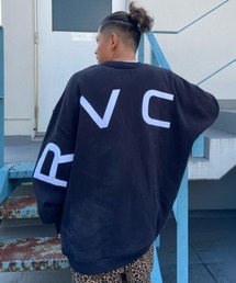 RVCA/ルーカ ビッグシルエット バックプリントスウェット BB042-038