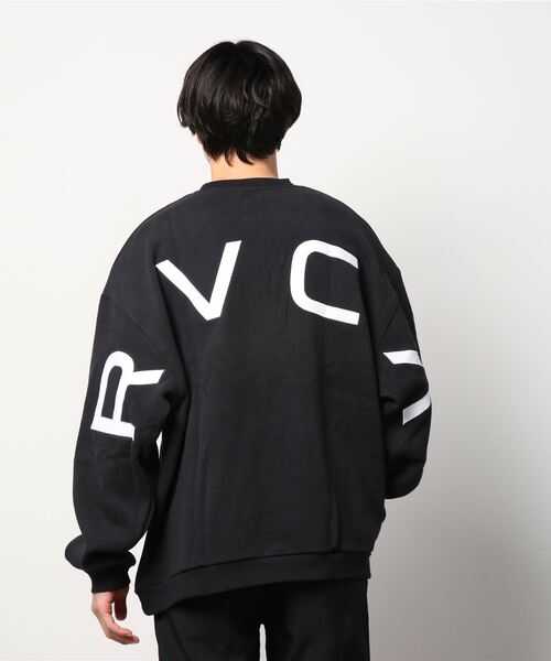 RVCA/ルーカ ビッグシルエット バックプリントスウェット BB042