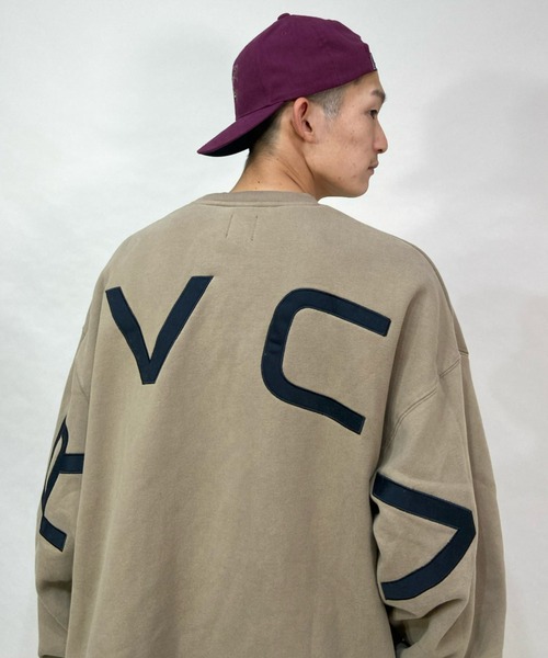 RVCA(ルーカ)の「RVCA/ルーカ ビッグシルエット バックプリントスウェット BB042-038(スウェット・メンズ・ブラック/ベージュ/グリーン・M/S/L)」の21枚目の写真