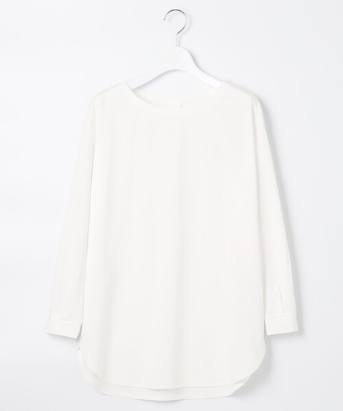 J.PRESS(ジェイプレス)の「【吸水速乾加工】タックスリーブジャージー カットソー(Tシャツ/カットソー・レディース・ホワイト系/ベージュ系・T13)」の7枚目の写真