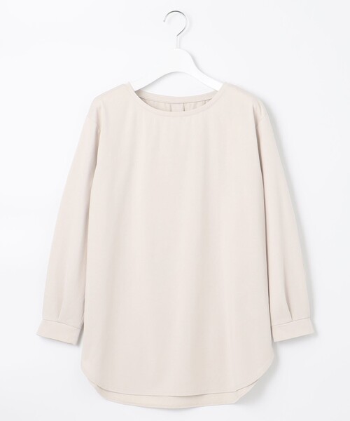 J.PRESS(ジェイプレス)の「【吸水速乾加工】タックスリーブジャージー カットソー(Tシャツ/カットソー・レディース・ホワイト系/ベージュ系・T13)」の6枚目の写真