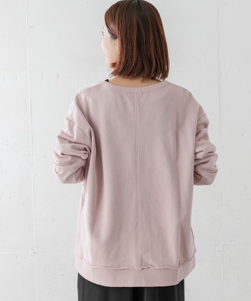 URBAN RESEARCH Sonny Label(アーバンリサーチサニーレーベル)の「オーバースウェットカーディガン(カーディガン/ボレロ・レディース・グレー系その他/ピンク/カーキ/スミクロ・FREE)」の11枚目の写真