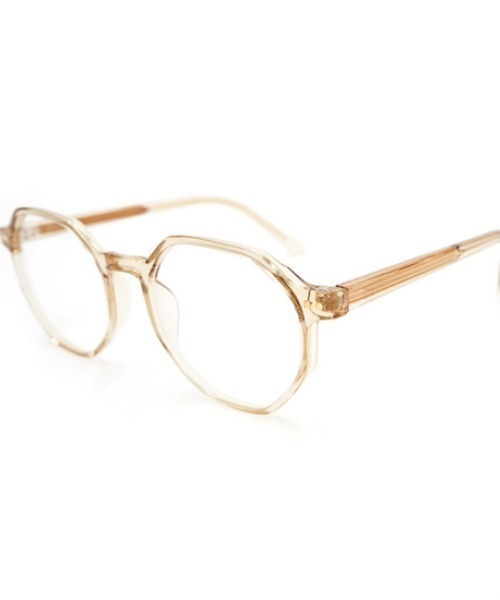 flower(フラワー)の「クラシッククリアグラス(サングラス・レディース・ベージュ/カーキ・FREE)」の7枚目の写真