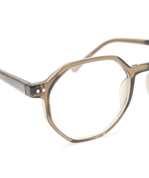 flower(フラワー)の「クラシッククリアグラス(サングラス・レディース・ベージュ/カーキ・FREE)」の13枚目の写真