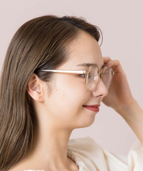 flower(フラワー)の「クラシッククリアグラス(サングラス・レディース・ベージュ/カーキ・FREE)」の10枚目の写真