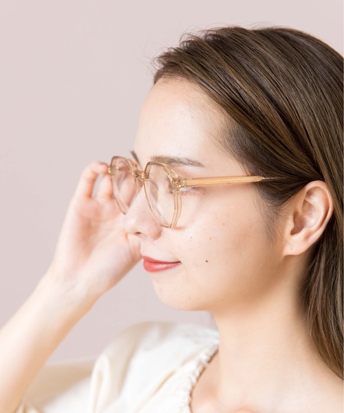 flower(フラワー)の「クラシッククリアグラス(サングラス・レディース・ベージュ/カーキ・FREE)」の12枚目の写真