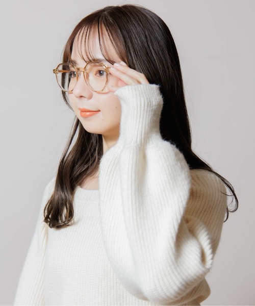 flower(フラワー)の「クラシッククリアグラス(サングラス・レディース・ベージュ/カーキ・FREE)」の22枚目の写真