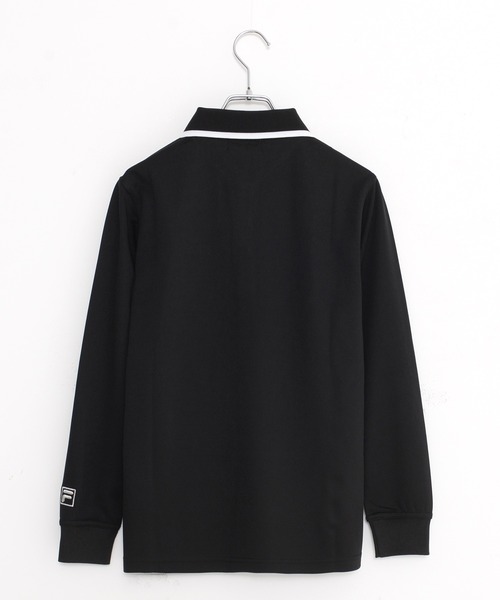 FILA(フィラ)の「【FILA/フィラ】ワンポイント ブランドロゴ刺繍 衿ライン ドライ 長袖ポロシャツ(ポロシャツ・レディース・ホワイト/ブラック/ネイビー・M/L)」の7枚目の写真