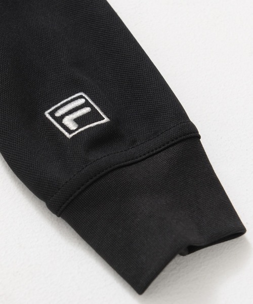 FILA(フィラ)の「【FILA/フィラ】ワンポイント ブランドロゴ刺繍 衿ライン ドライ 長袖ポロシャツ(ポロシャツ・レディース・ホワイト/ブラック/ネイビー・M/L)」の13枚目の写真