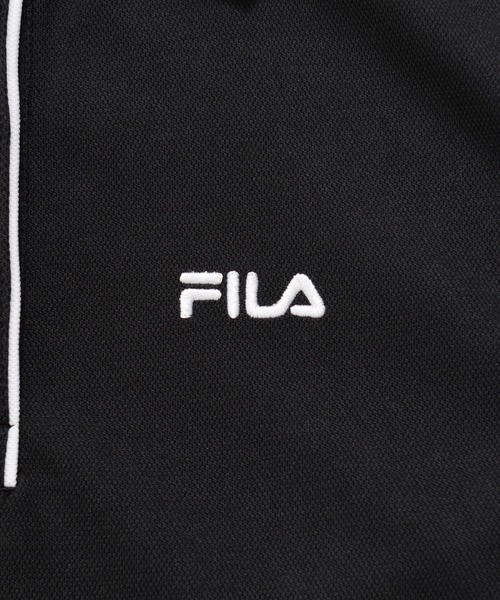 FILA(フィラ)の「【FILA/フィラ】ワンポイント ブランドロゴ刺繍 衿ライン ドライ 長袖ポロシャツ(ポロシャツ・レディース・ホワイト/ブラック/ネイビー・M/L)」の11枚目の写真