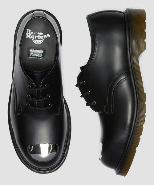And A（アンドエー）の「Dr.Martens ドクターマーチン / 1925 Est Black Smooth エスト 3ホールブーツ レザーシューズ  / 26506001（ブーツ・メンズ・ブラック・26cm/27cm/28cm）」の3枚目の写真