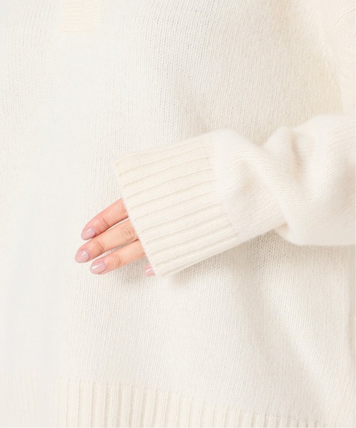 【☆特価☆】イエナ white ニット ドルマンハイネックプルオーバー（ニット／セーター）｜IENA（イエナ