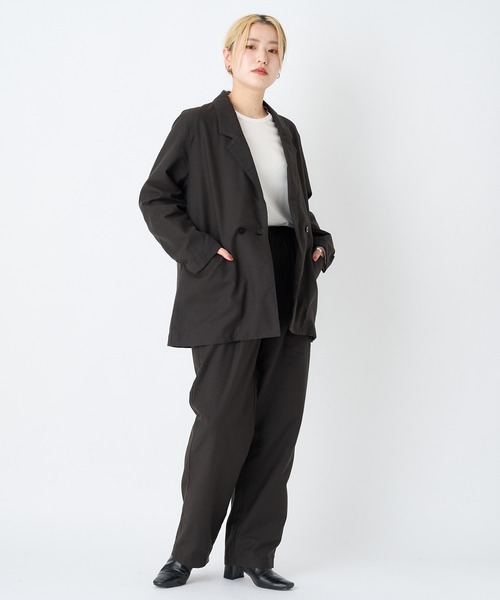 So_lemn(ソレム)の「【So_lemn/ソレム】セットアップパンツ(スラックス・レディース・チャコールグレー/グレー・1/2)」の22枚目の写真