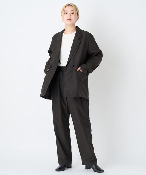 So_lemn(ソレム)の「【So_lemn/ソレム】セットアップパンツ(スラックス・レディース・チャコールグレー/グレー・1/2)」の20枚目の写真