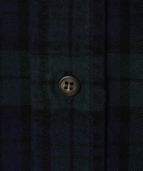 orSlow（オアスロウ）の「【orSlow】ルーズフィットスタンドカラーシャツ GREEN WOMEN（シャツ/ブラウス・レディース・グリーン系その他・0）」の9枚目の写真