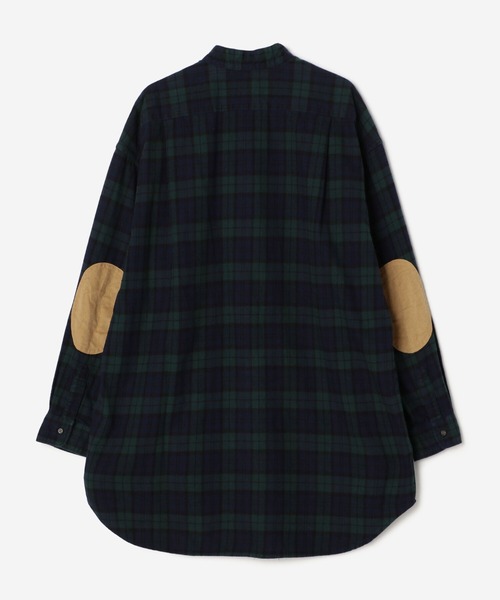 orSlow（オアスロウ）の「【orSlow】ルーズフィットスタンドカラーシャツ GREEN WOMEN（シャツ/ブラウス・レディース・グリーン系その他・0）」の11枚目の写真