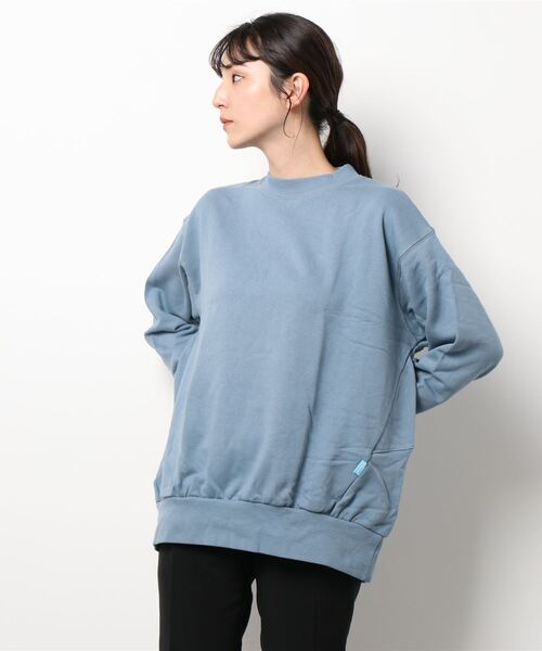 moz（モズ）の「mozコラボ バックフォトエルクプルオーバー【moz×チチカカ】（スウェット・レディース・ブルー/グリーン・FREE）」の6枚目の写真