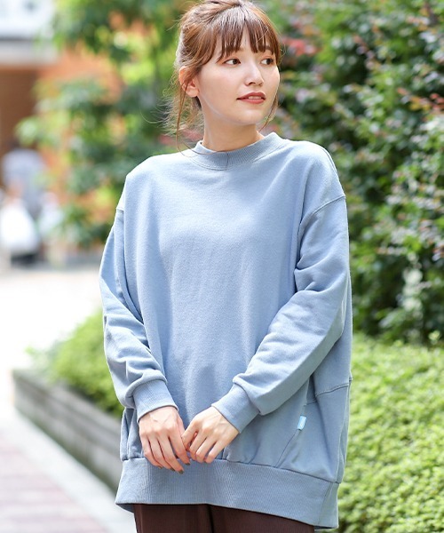 moz（モズ）の「mozコラボ バックフォトエルクプルオーバー【moz×チチカカ】（スウェット・レディース・ブルー/グリーン・FREE）」の11枚目の写真