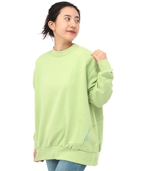 moz（モズ）の「mozコラボ バックフォトエルクプルオーバー【moz×チチカカ】（スウェット・レディース・ブルー/グリーン・FREE）」の14枚目の写真