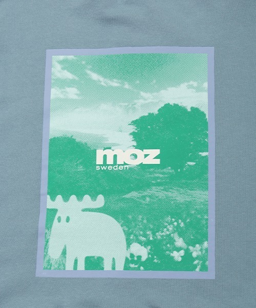 moz（モズ）の「mozコラボ バックフォトエルクプルオーバー【moz×チチカカ】（スウェット・レディース・ブルー/グリーン・FREE）」の20枚目の写真