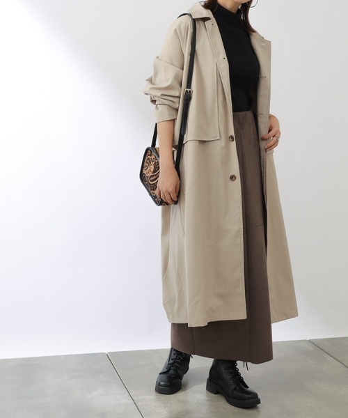 COLONY 2139（コロニートゥーワンスリーナイン）の「TRストームフラップコート（トレンチコート・メンズ・サックスブルー/ベージュ/ブラック・LARGE/MEDIUM）」の3枚目の写真