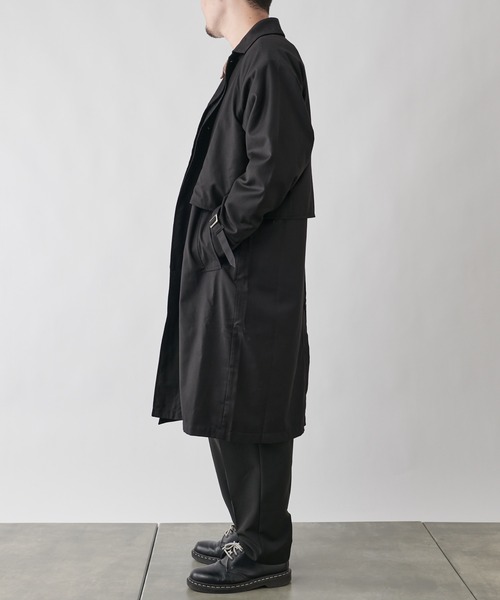 COLONY 2139（コロニートゥーワンスリーナイン）の「TRストームフラップコート（トレンチコート・メンズ・サックスブルー/ベージュ/ブラック・LARGE/MEDIUM）」の19枚目の写真