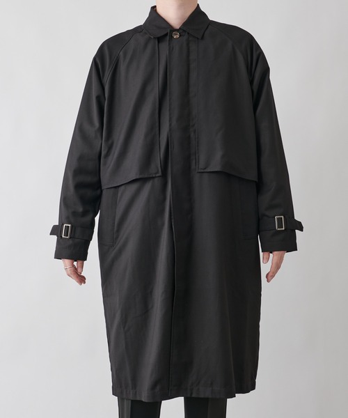 COLONY 2139（コロニートゥーワンスリーナイン）の「TRストームフラップコート（トレンチコート・メンズ・サックスブルー/ベージュ/ブラック・LARGE/MEDIUM）」の21枚目の写真
