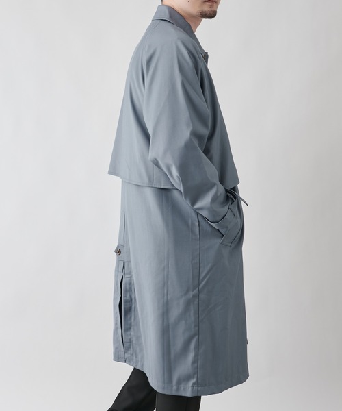 COLONY 2139（コロニートゥーワンスリーナイン）の「TRストームフラップコート（トレンチコート・メンズ・サックスブルー/ベージュ/ブラック・LARGE/MEDIUM）」の5枚目の写真