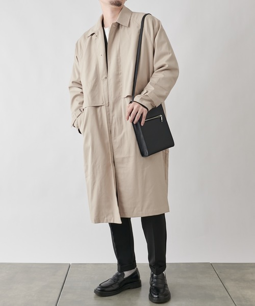 COLONY 2139（コロニートゥーワンスリーナイン）の「TRストームフラップコート（トレンチコート・メンズ・サックスブルー/ベージュ/ブラック・LARGE/MEDIUM）」の6枚目の写真