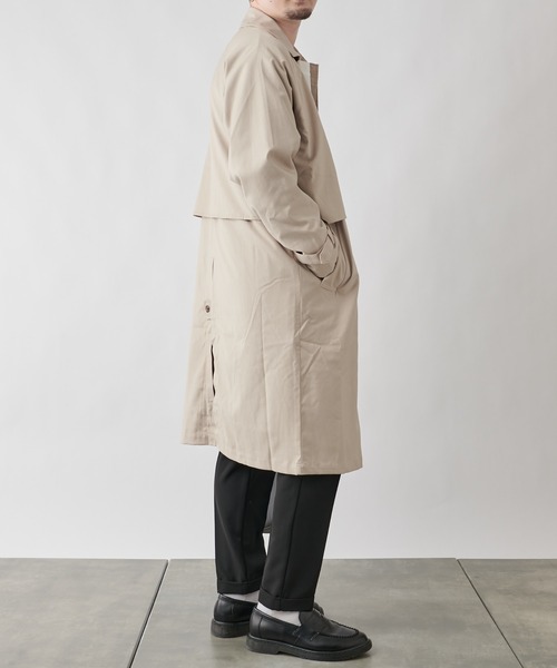 COLONY 2139（コロニートゥーワンスリーナイン）の「TRストームフラップコート（トレンチコート・メンズ・サックスブルー/ベージュ/ブラック・LARGE/MEDIUM）」の16枚目の写真