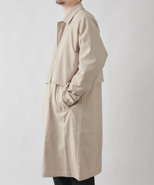 COLONY 2139（コロニートゥーワンスリーナイン）の「TRストームフラップコート（トレンチコート・メンズ・サックスブルー/ベージュ/ブラック・LARGE/MEDIUM）」の11枚目の写真