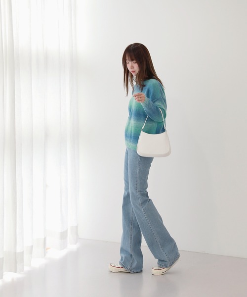 by muni:r（バイ ムニール）の「デイリーアンバランスミニバッグ（ショルダーバッグ・レディース・ブラック/ホワイト・FREE）」の20枚目の写真