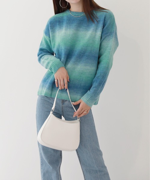 by muni:r（バイ ムニール）の「デイリーアンバランスミニバッグ（ショルダーバッグ・レディース・ブラック/ホワイト・FREE）」の12枚目の写真