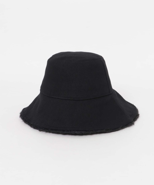 URBAN RESEARCH（アーバンリサーチ）の「裏ボアバケットハット（ハット・レディース・ライトベージュ/ブラック・-）」の2枚目の写真