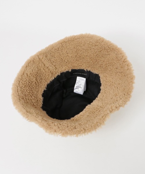 URBAN RESEARCH（アーバンリサーチ）の「裏ボアバケットハット（ハット・レディース・ライトベージュ/ブラック・-）」の8枚目の写真